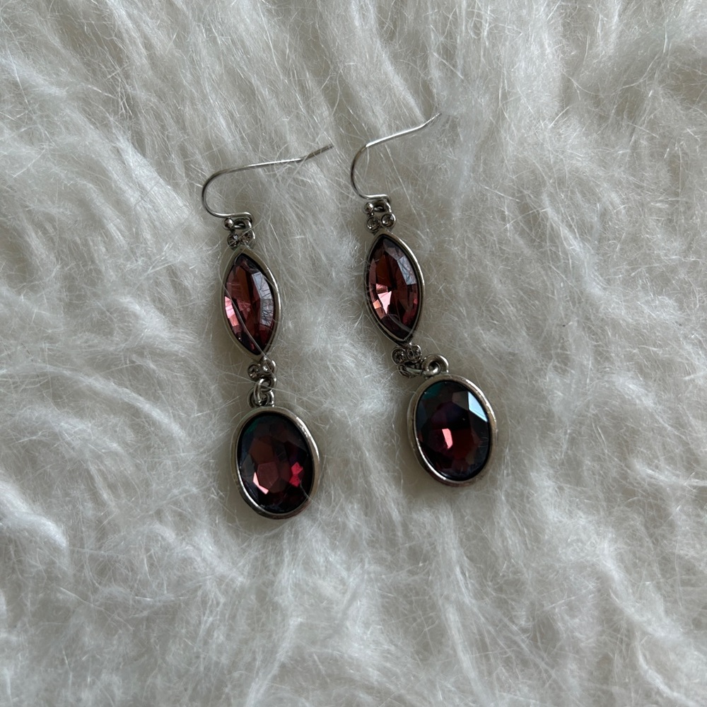 WHBM Drop Gem Earrings